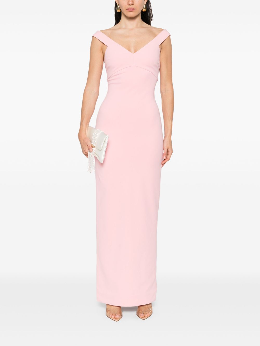 Solace London Dresses Pink Polyester