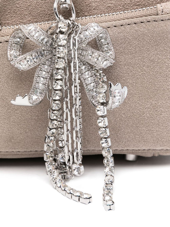 Self-portrait Bags Grey Suede