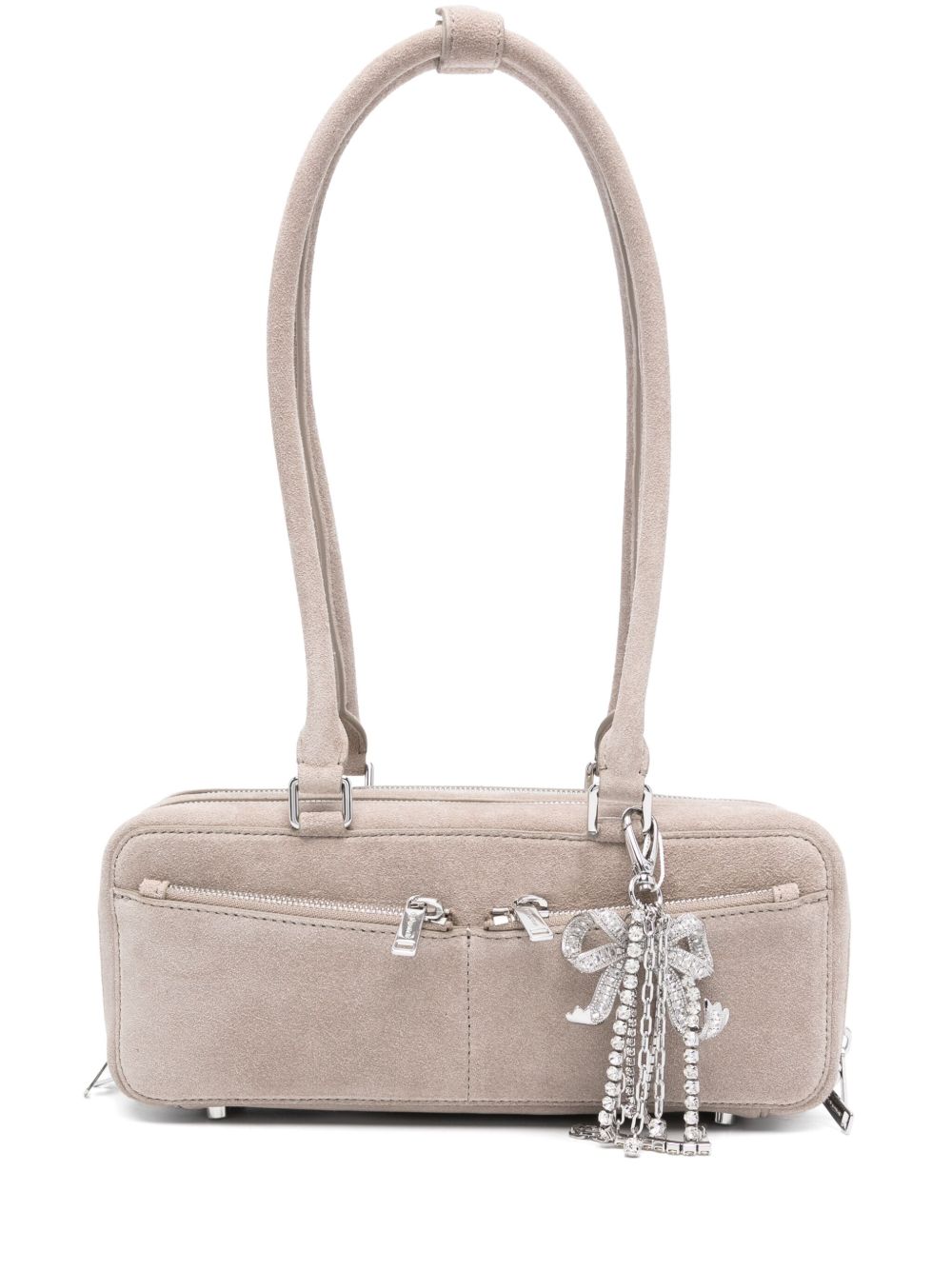 Self-portrait Bags Grey Suede