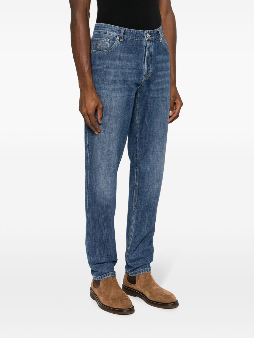 Brunello Cucinelli Jeans Azzurro Cotton
