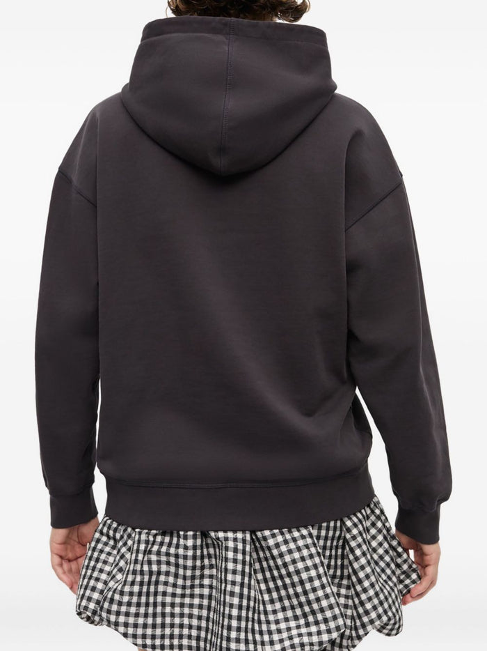 Ganni Sweaters Grey Cottn
