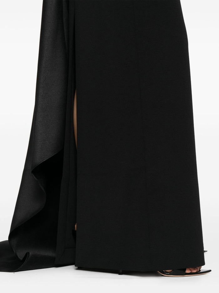 Solace London Dresses Black Polyester Elastane