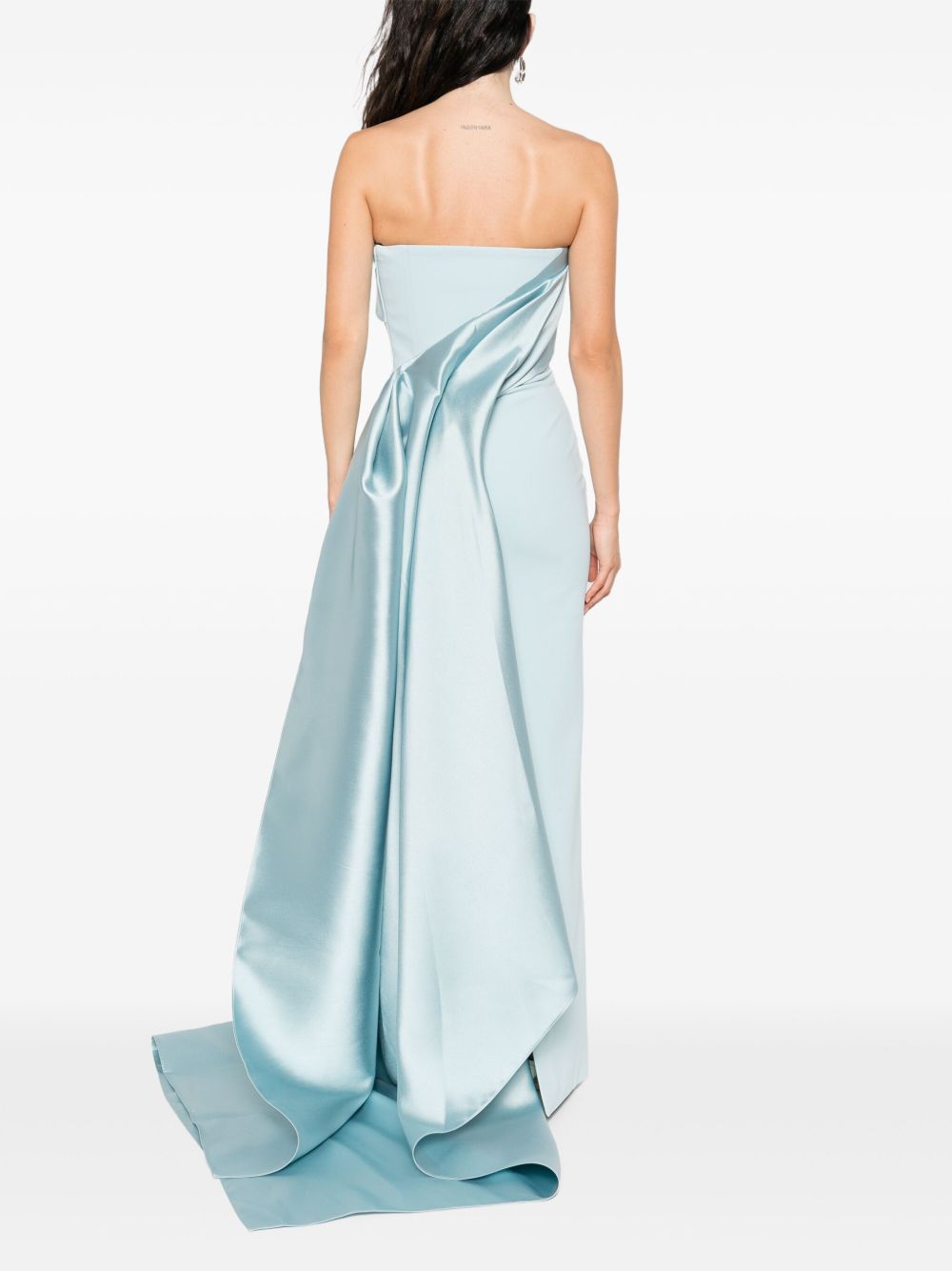 Solace London Dresses Clear Blue Polyester Elastane