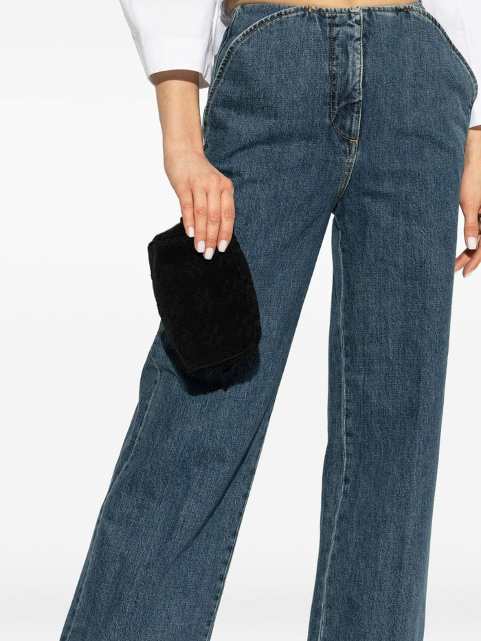 Tory Burch Wallets Black Cotton