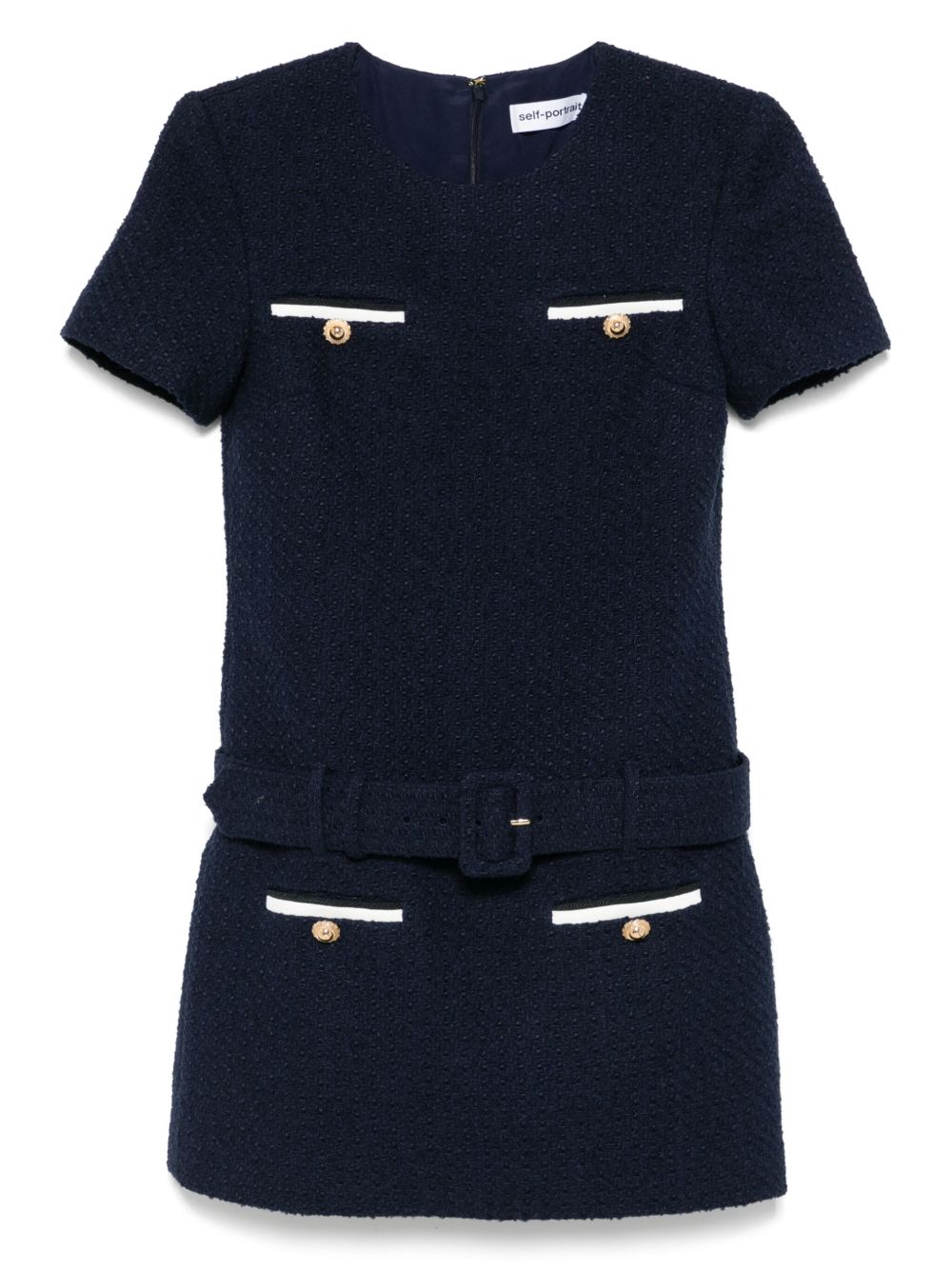 Self-portrait Dresses Blue Polyamide