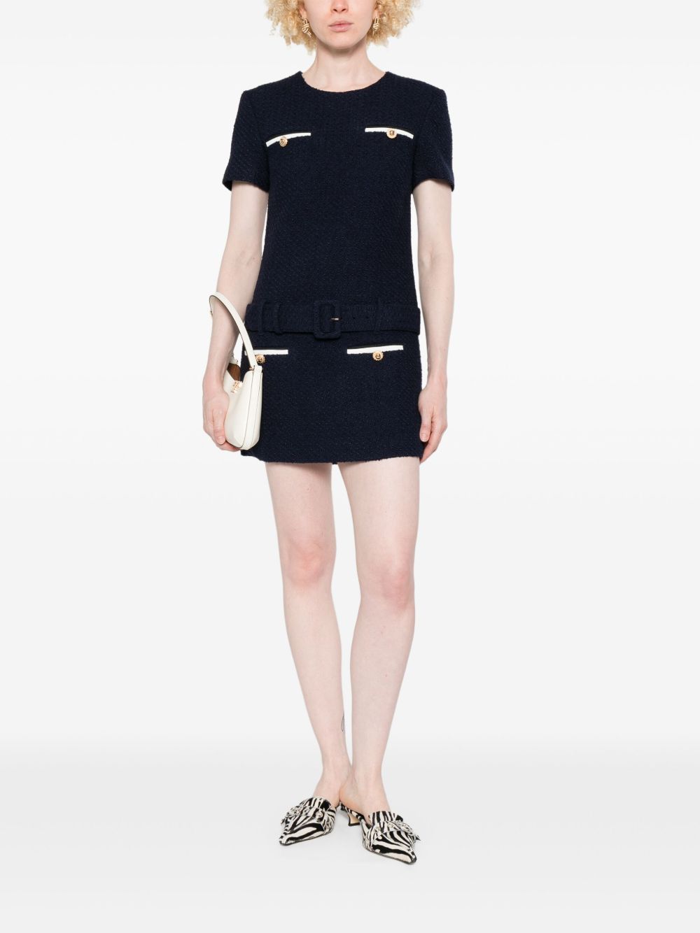 Self-portrait Dresses Blue Polyamide