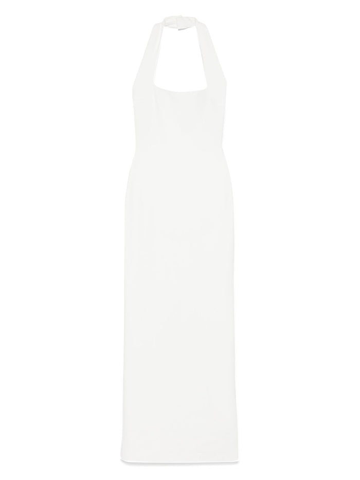 Solace London Dresses Beige Polyester Elastane