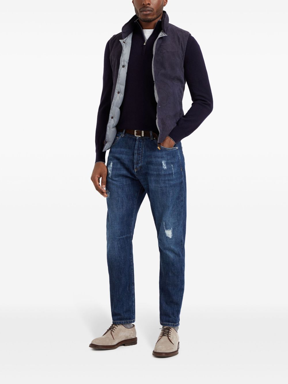 Brunello Cucinelli Sweaters Blu Cashmere