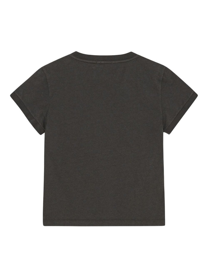 Ganni T-Shirts And Polos Grey Cotton