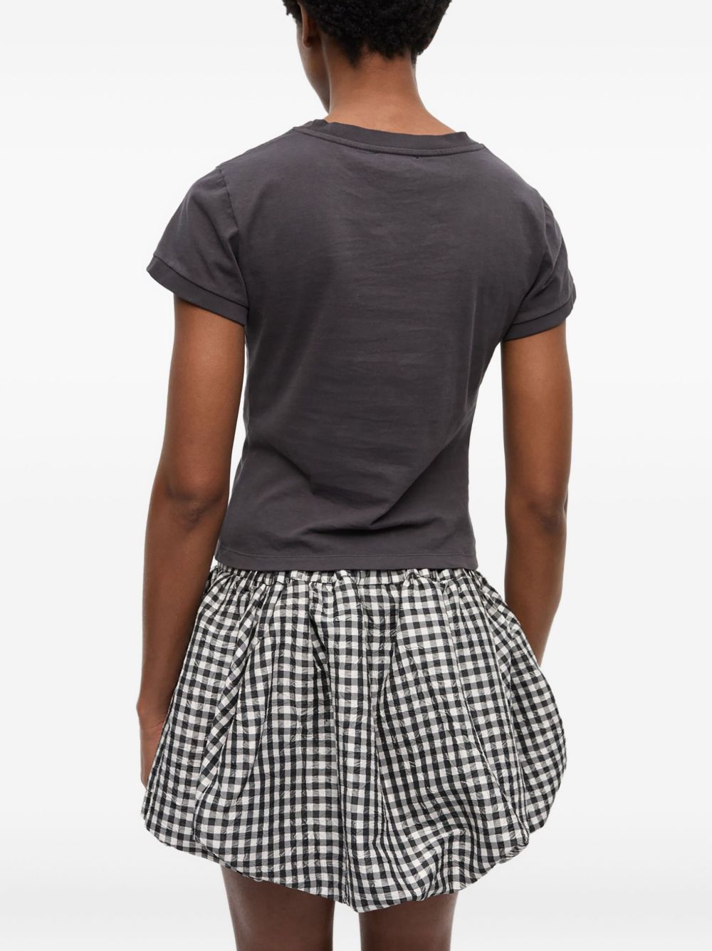 Ganni T-Shirts And Polos Grey Cotton