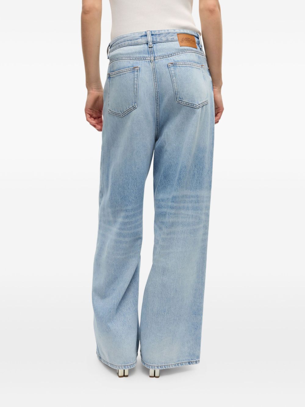 Ganni Jeans Clear Blue Cotton