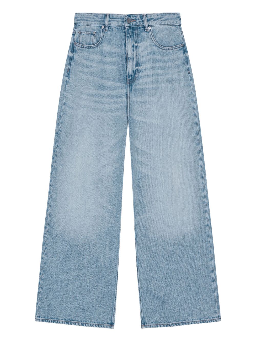 Ganni Jeans Clear Blue Cotton