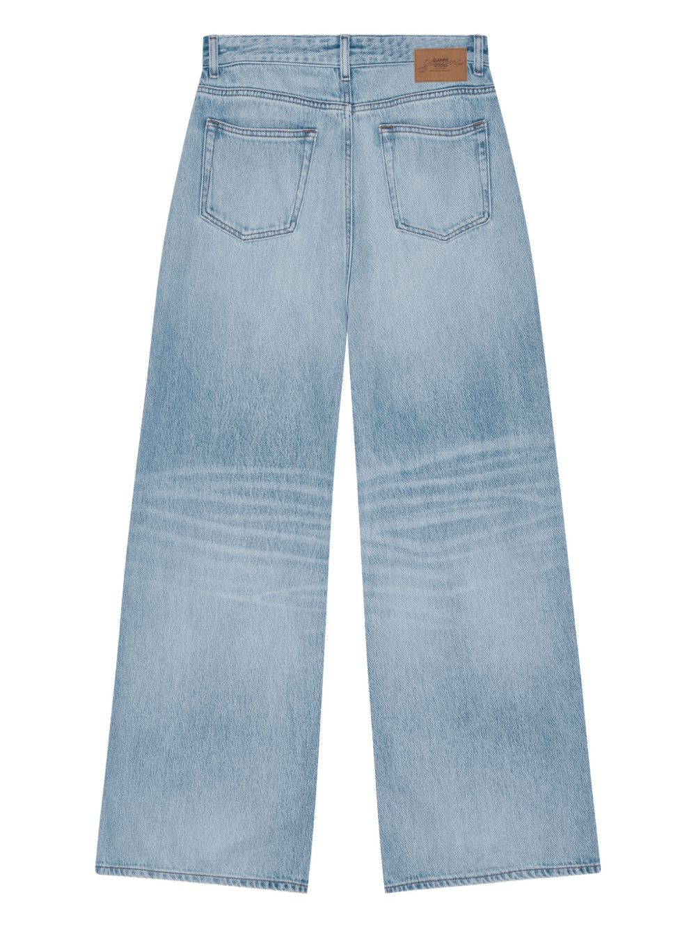 Ganni Jeans Clear Blue Cotton