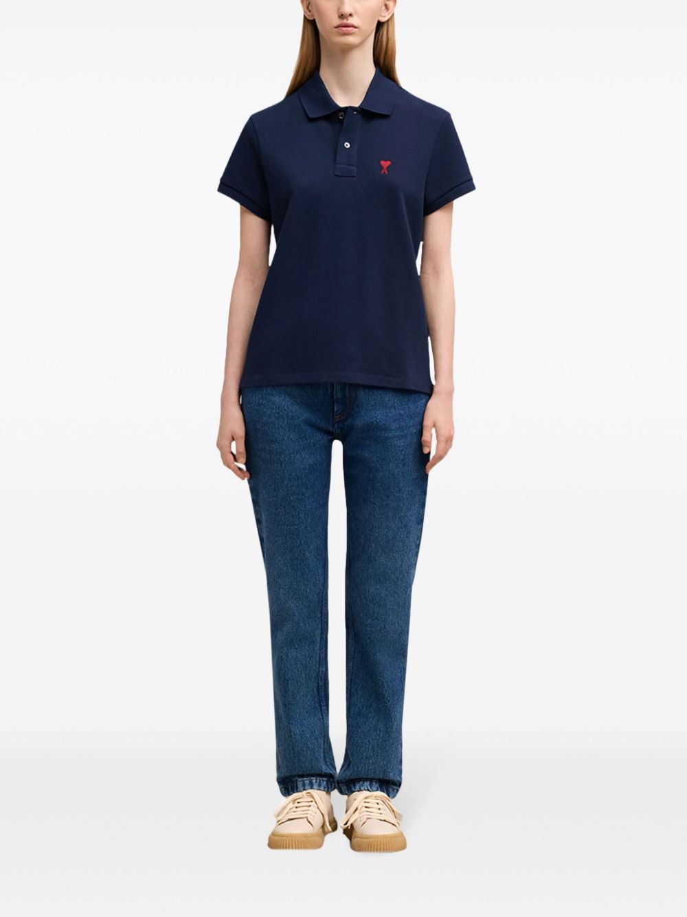 Ami Paris T-Shirts And Polos Blue Cotton