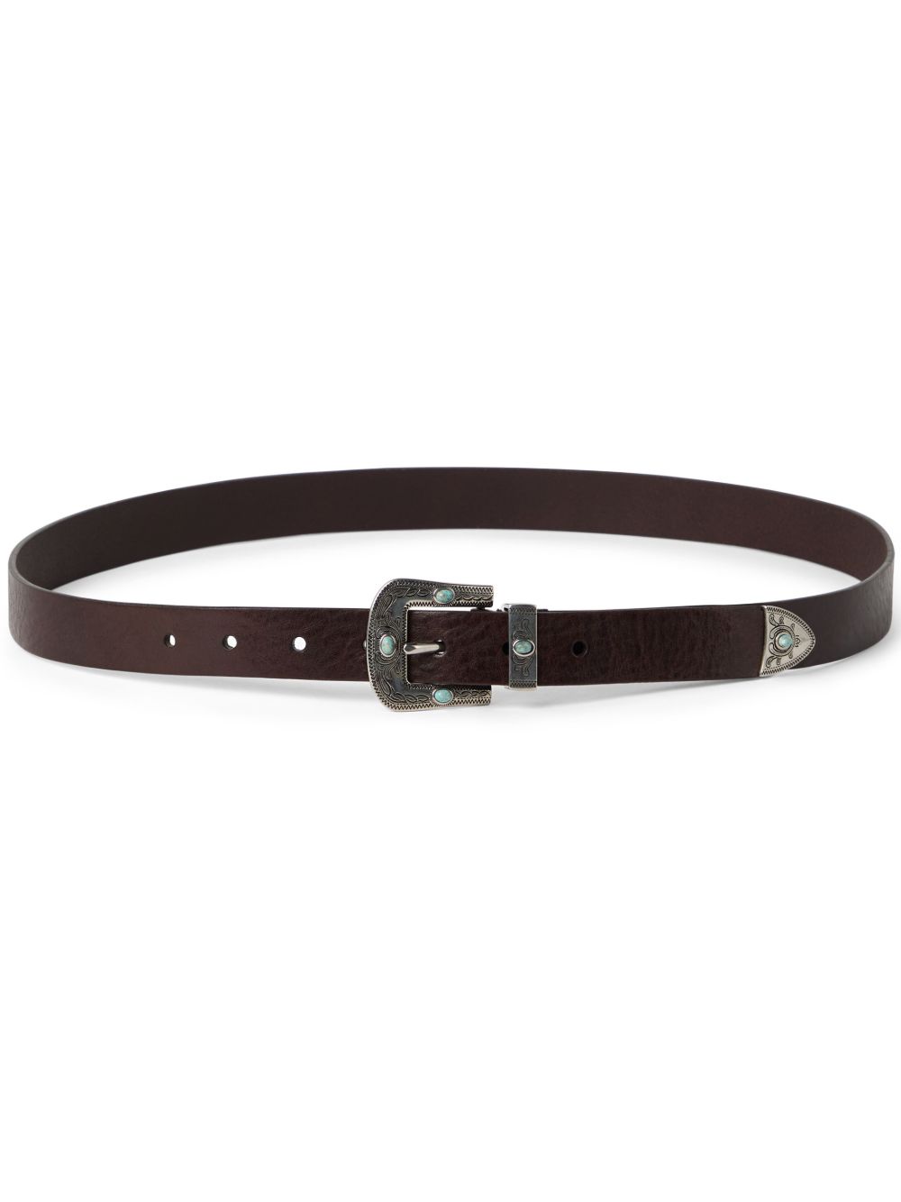 Brunello Cucinelli Belts Marrone Scuro Calf Leather