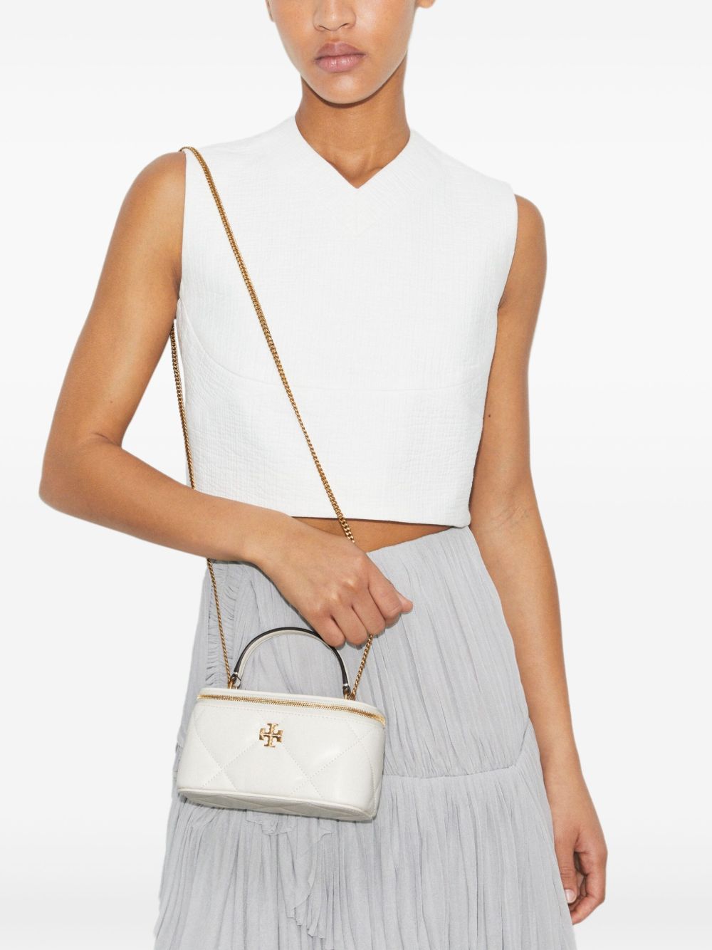 Tory Burch Bags White Leather Cow