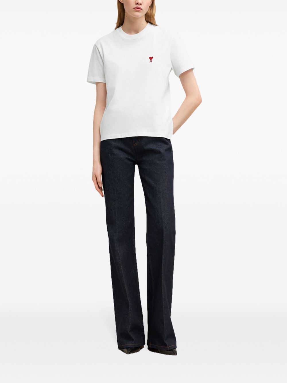 Ami Paris T-Shirts And Polos White Cotton