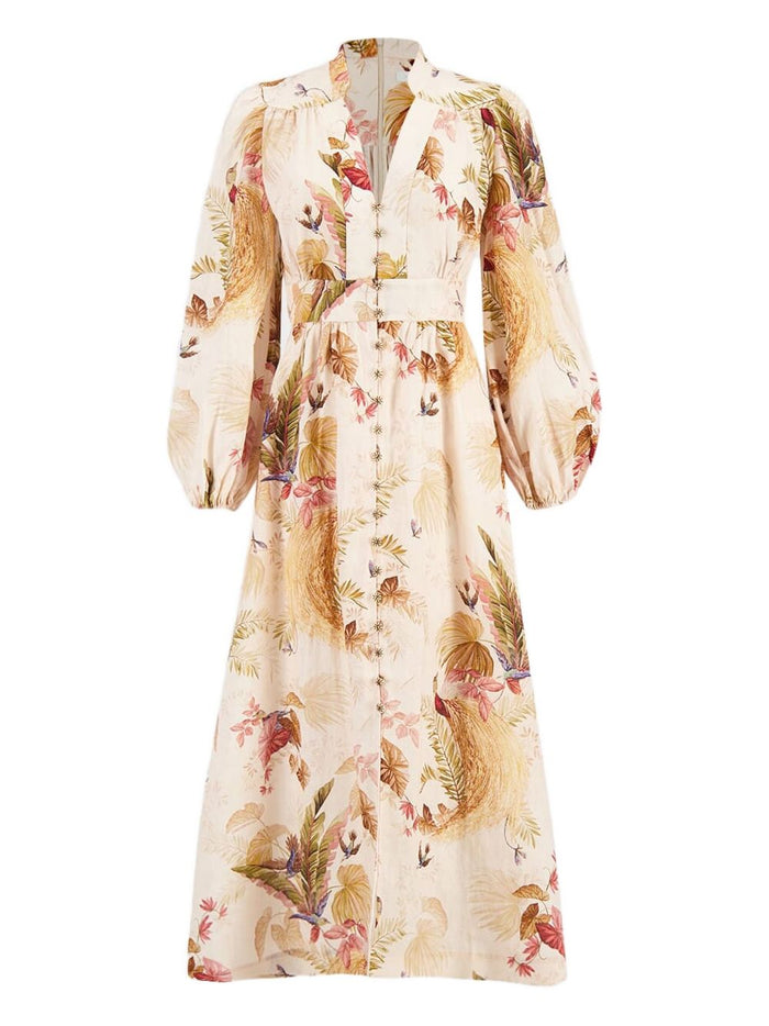 Zimmermann Dresses Beige Linen