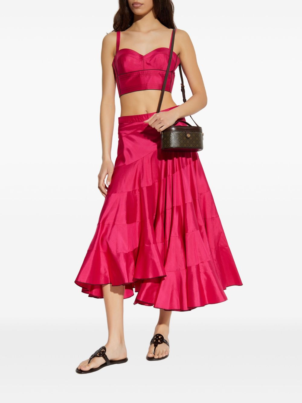 Tory Burch Skirts Fuchsia Silk