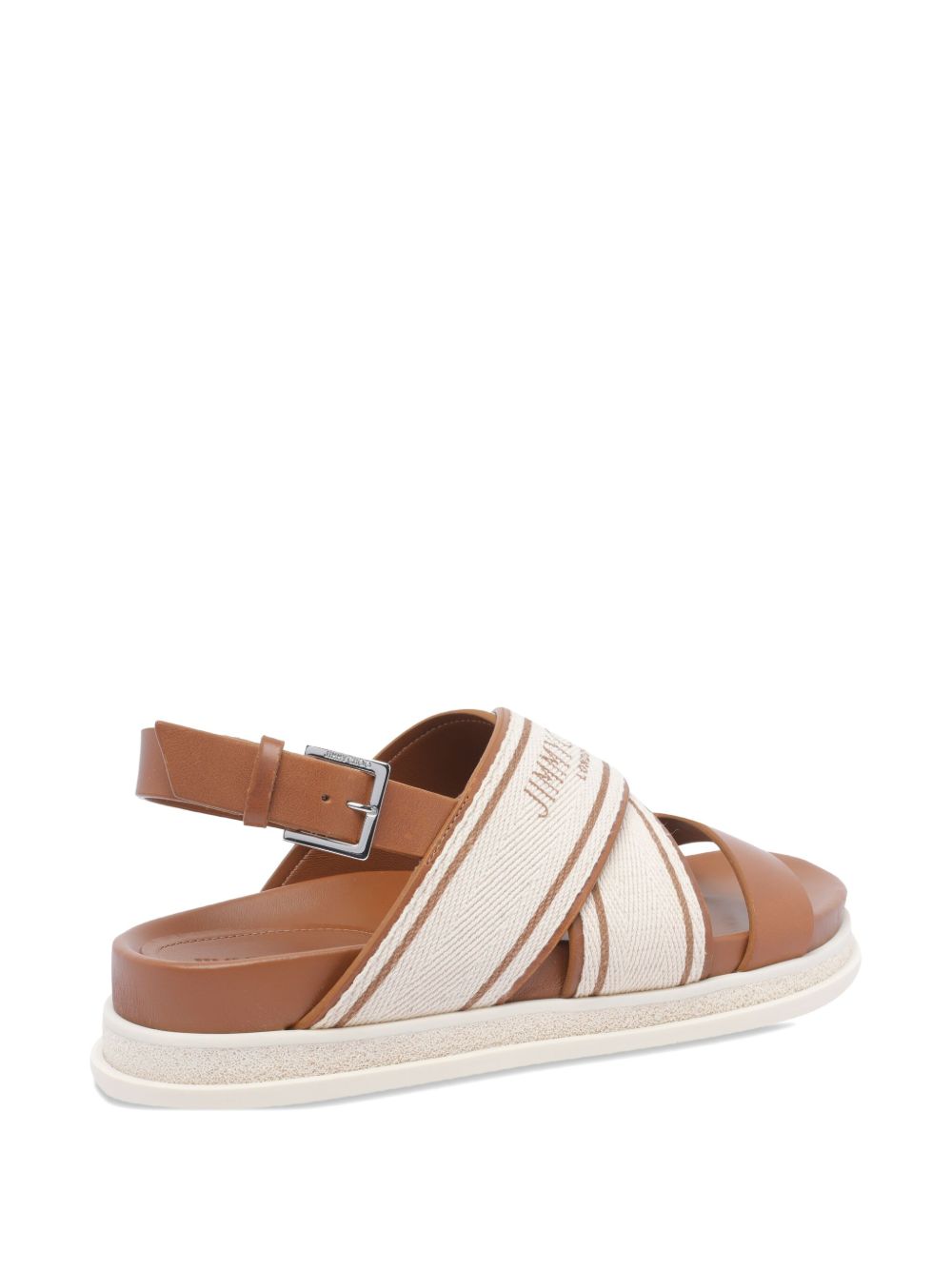 Jimmy Choo Sandals Leather Brown Calf
