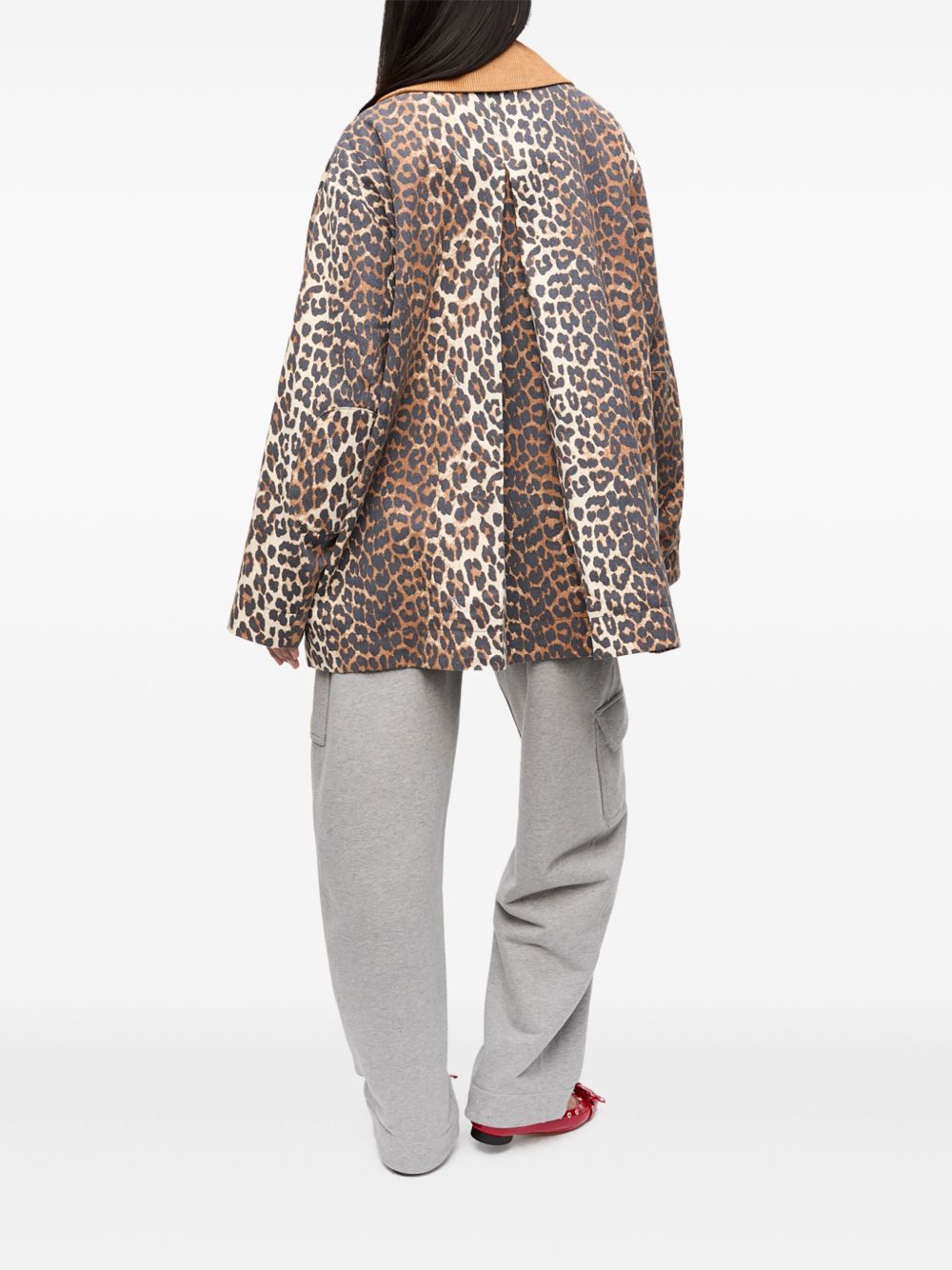 Ganni Jackets Brown Outer: Hemp