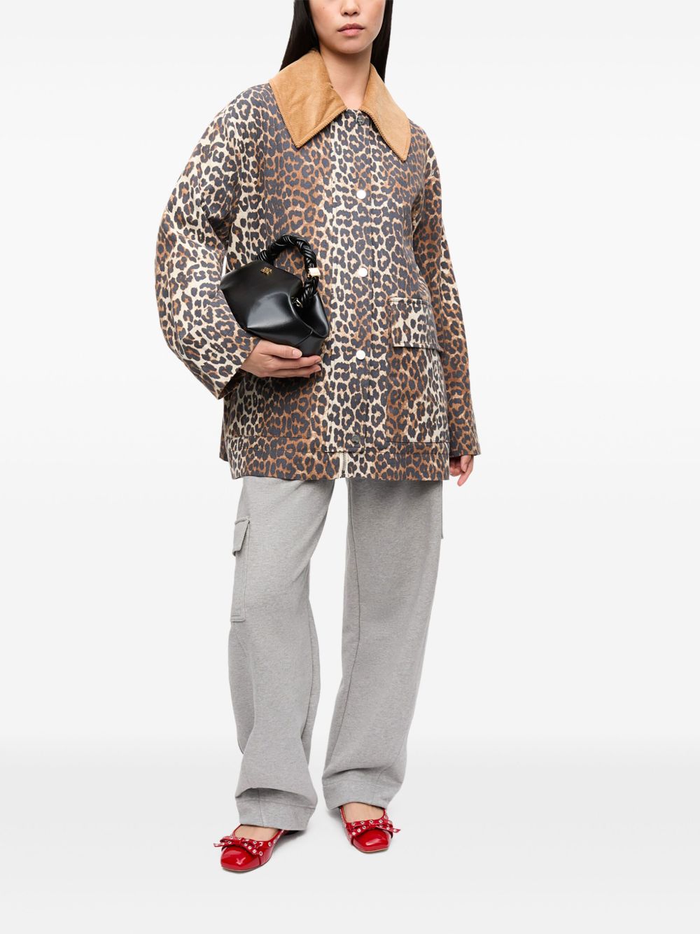 Ganni Jackets Brown Outer: Hemp