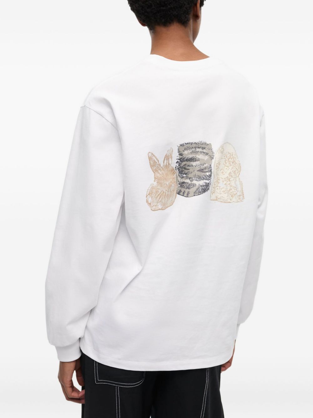 Ganni Sweaters White Fabric