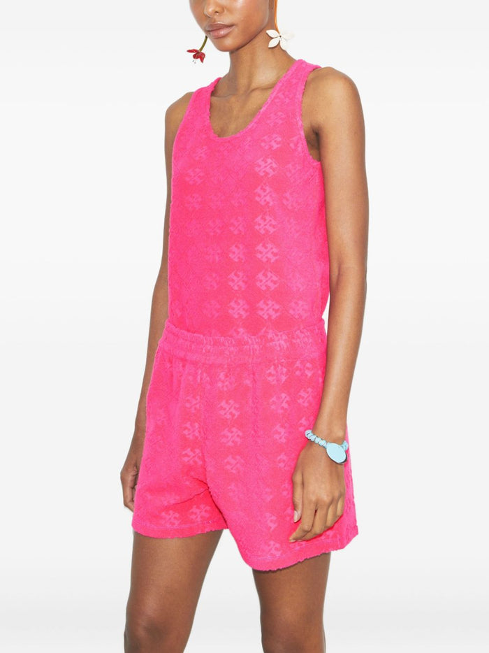 Tory Burch Top Fuchsia Cotton