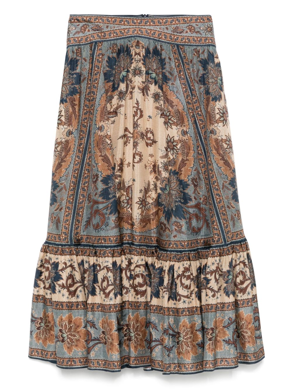Zimmermann Skirts Blue Silk