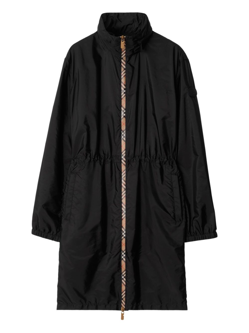 Burberry Coats Black Polyamide