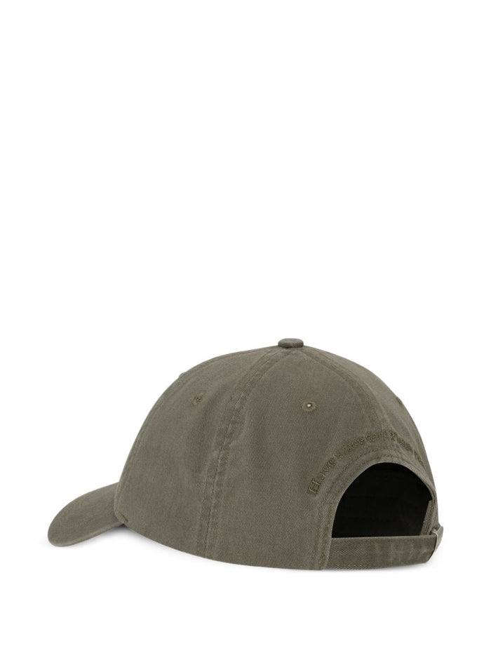 Ganni Hats Green Cotton