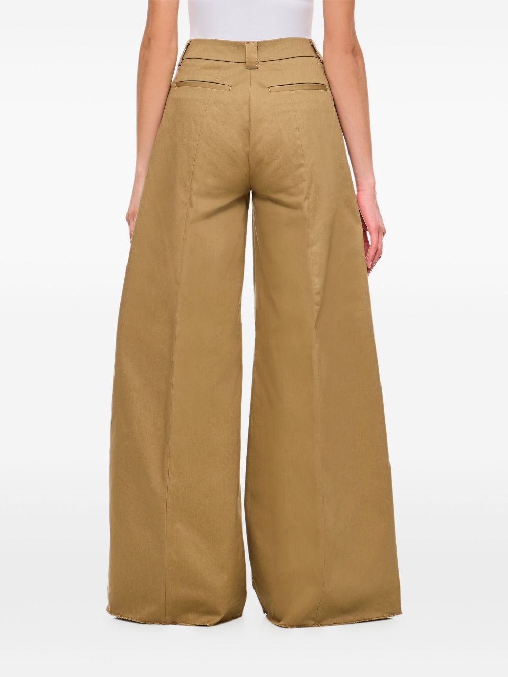 The Latest Trousers Green Cotton Elastane
