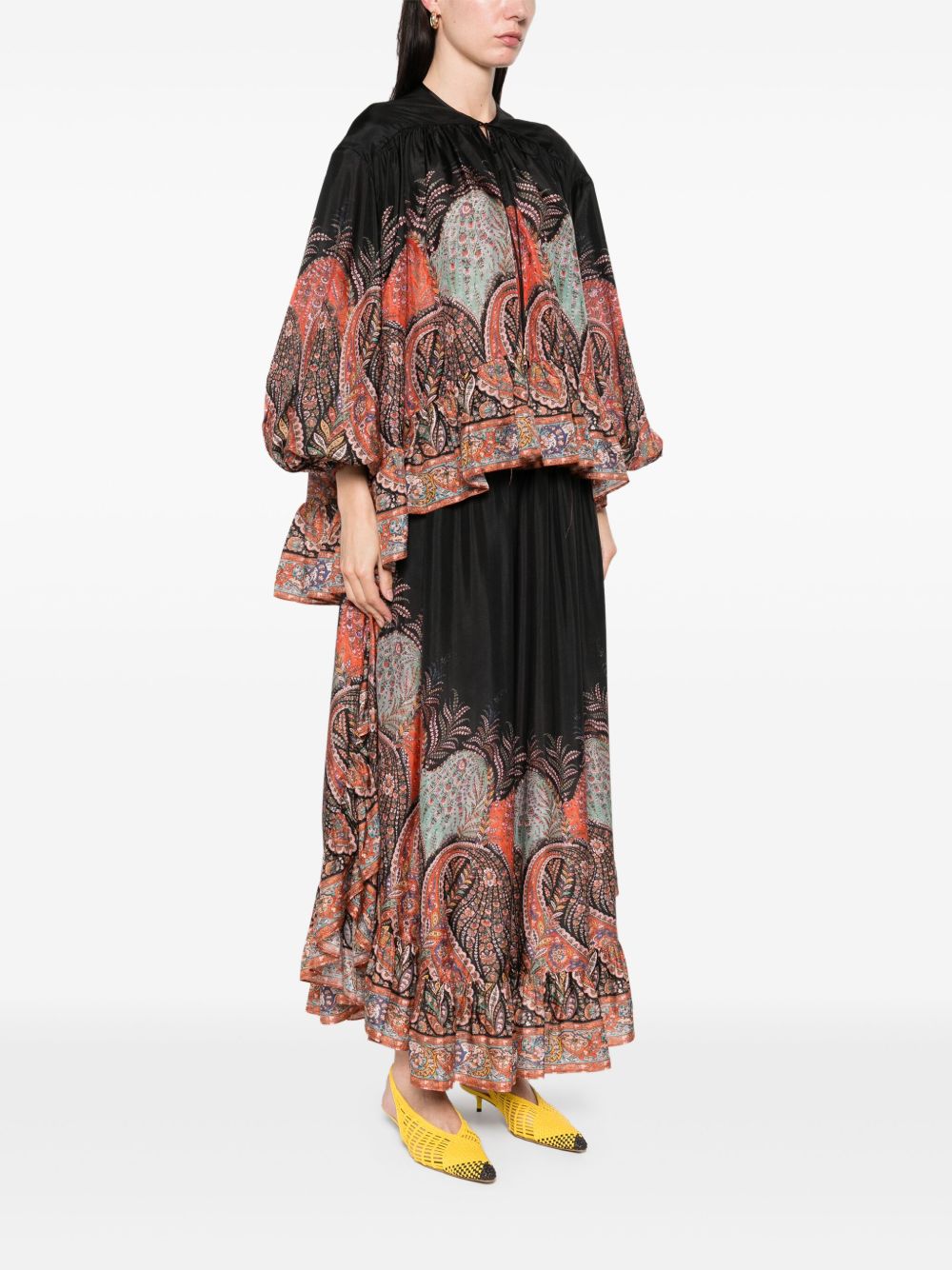 Zimmermann Shirts Black Silk