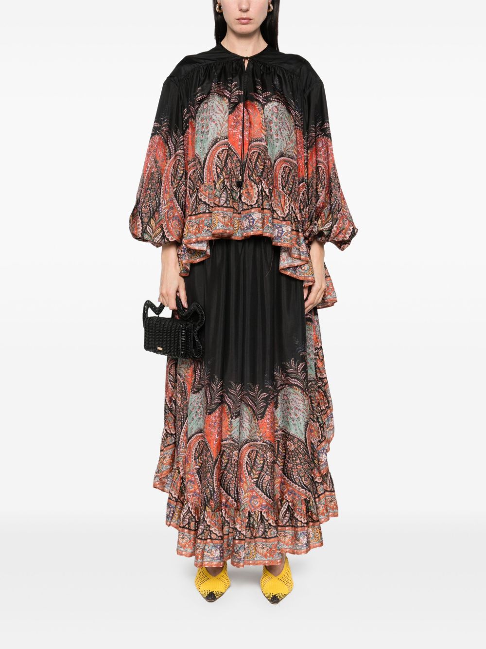 Zimmermann Shirts Black Silk