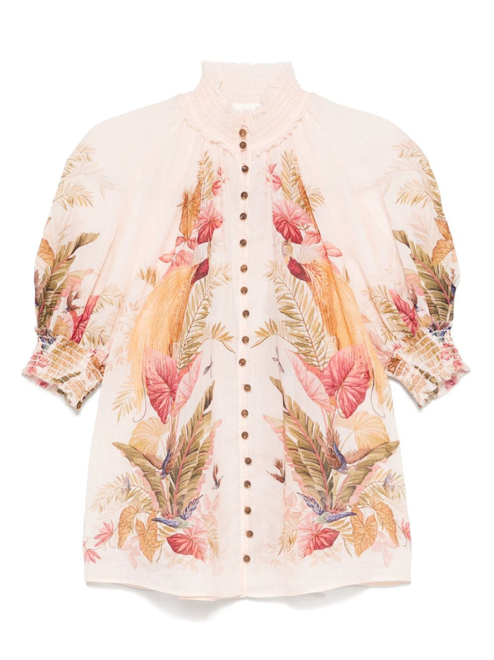 Zimmermann Shirts Beige Ramie