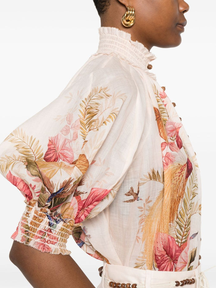 Zimmermann Shirts Beige Ramie