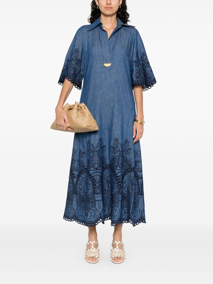 Zimmermann Dresses Blue Cotton