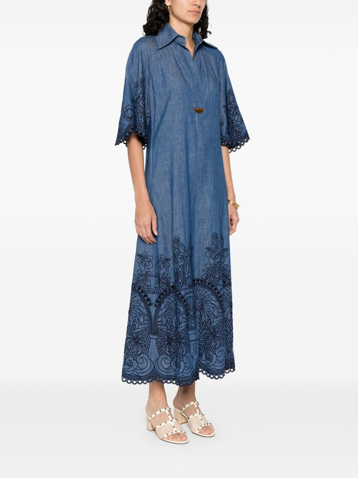 Zimmermann Dresses Blue Cotton