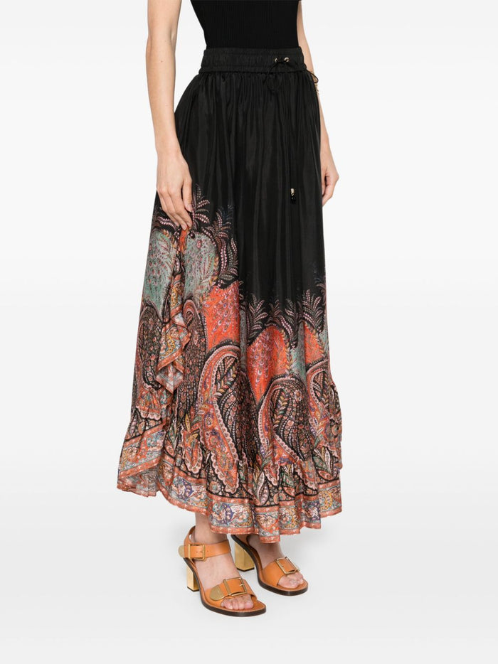 Zimmermann Skirts Black Silk