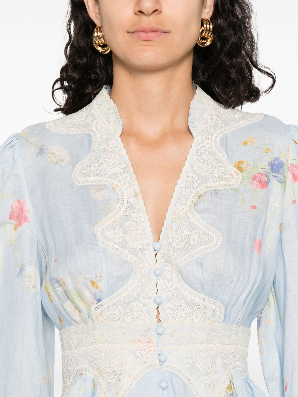 Zimmermann Dresses Clear Blue Linen