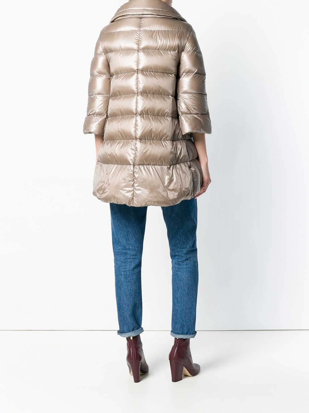 Herno Coats Dove Grey Polyamide