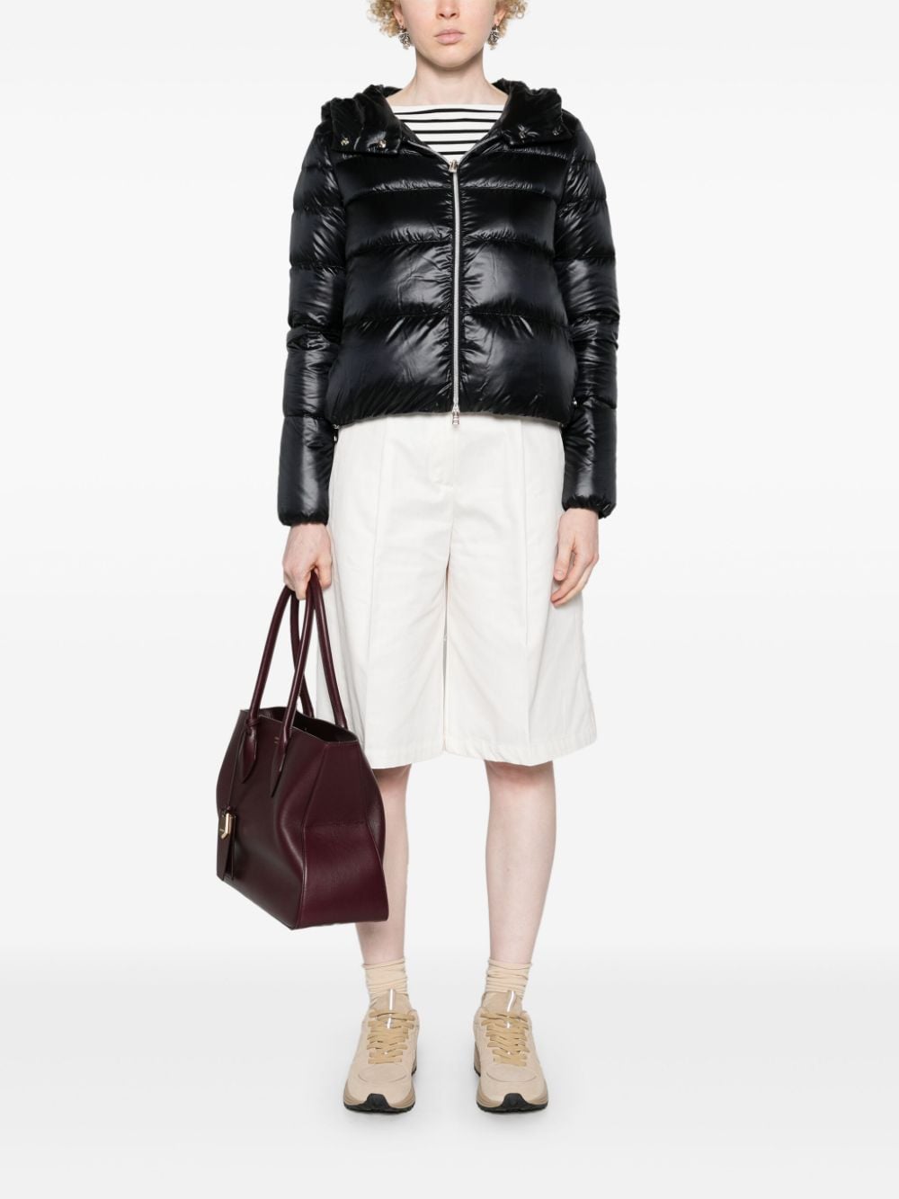 Herno Coats Black Polyamide