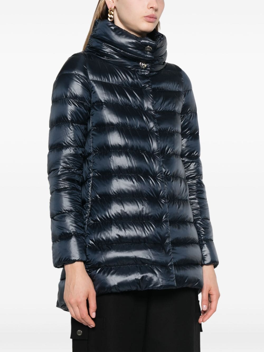 Herno Coats Blue Polyamide