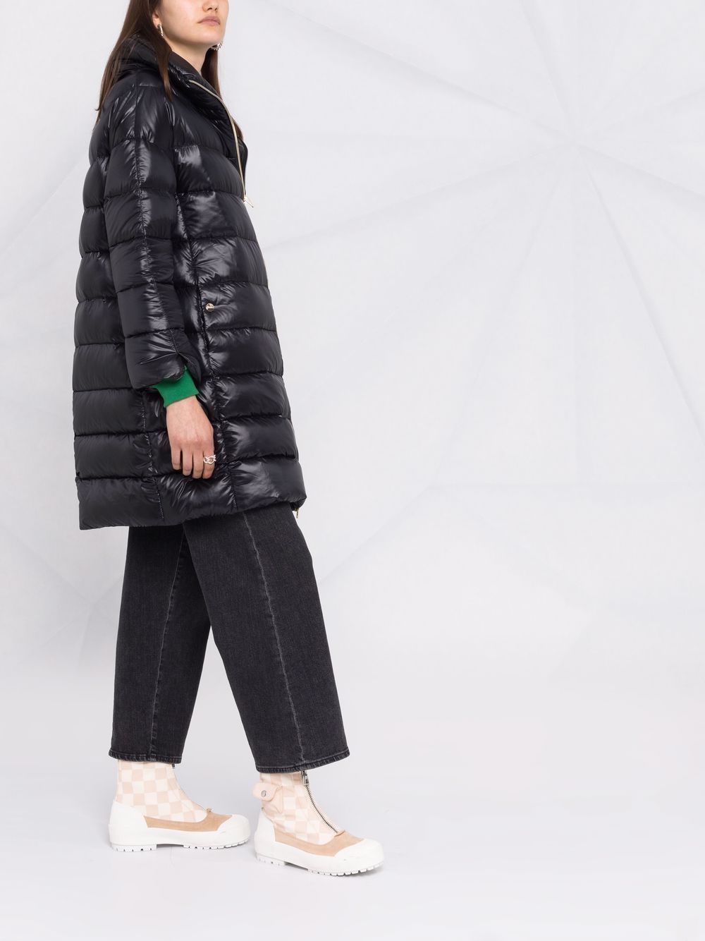 Herno Coats Black Polyamide