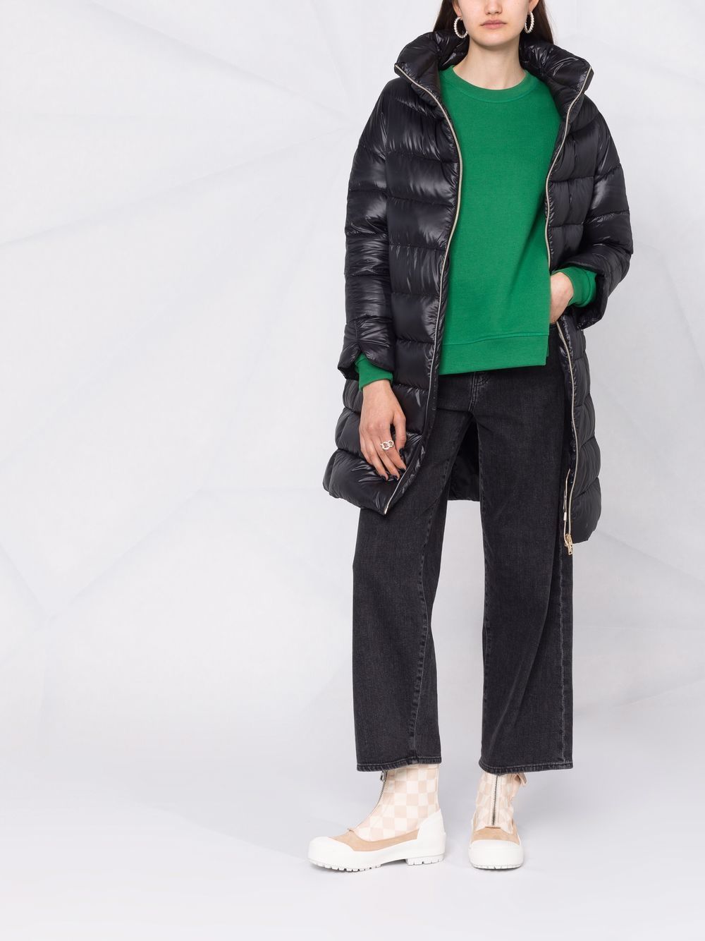 Herno Coats Black Polyamide