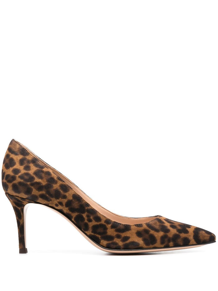 Gianvito Rossi With Heel Brown Leather 100 %