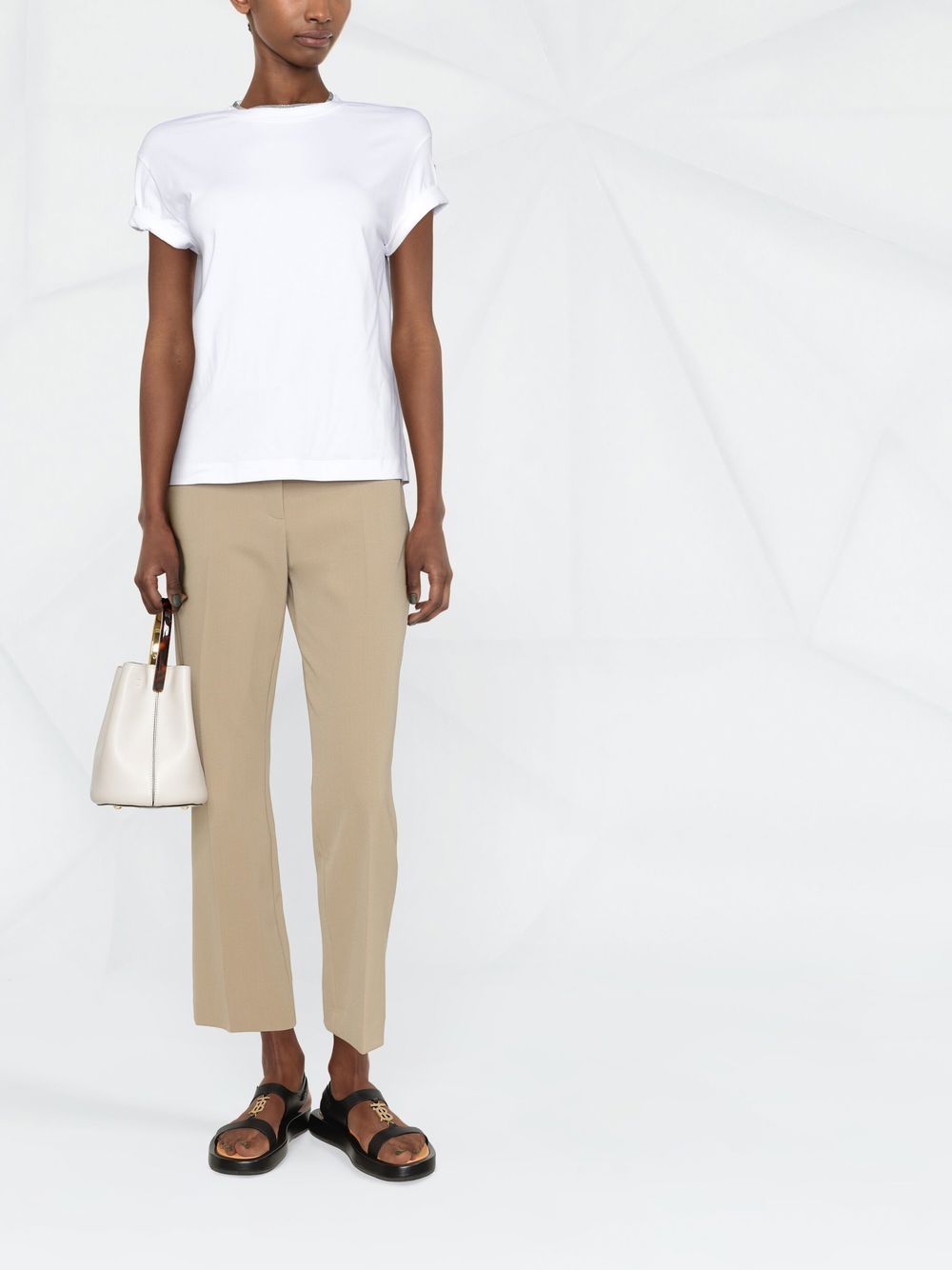 Brunello Cucinelli T-Shirts And Polos Bianco Cotton