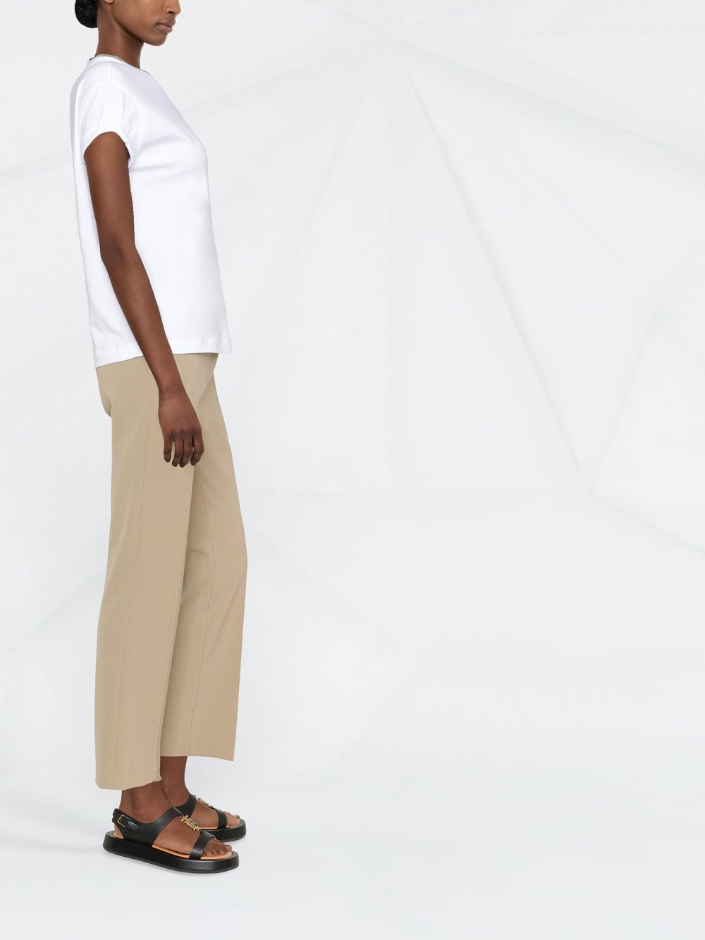 Brunello Cucinelli T-Shirts And Polos Bianco Cotton