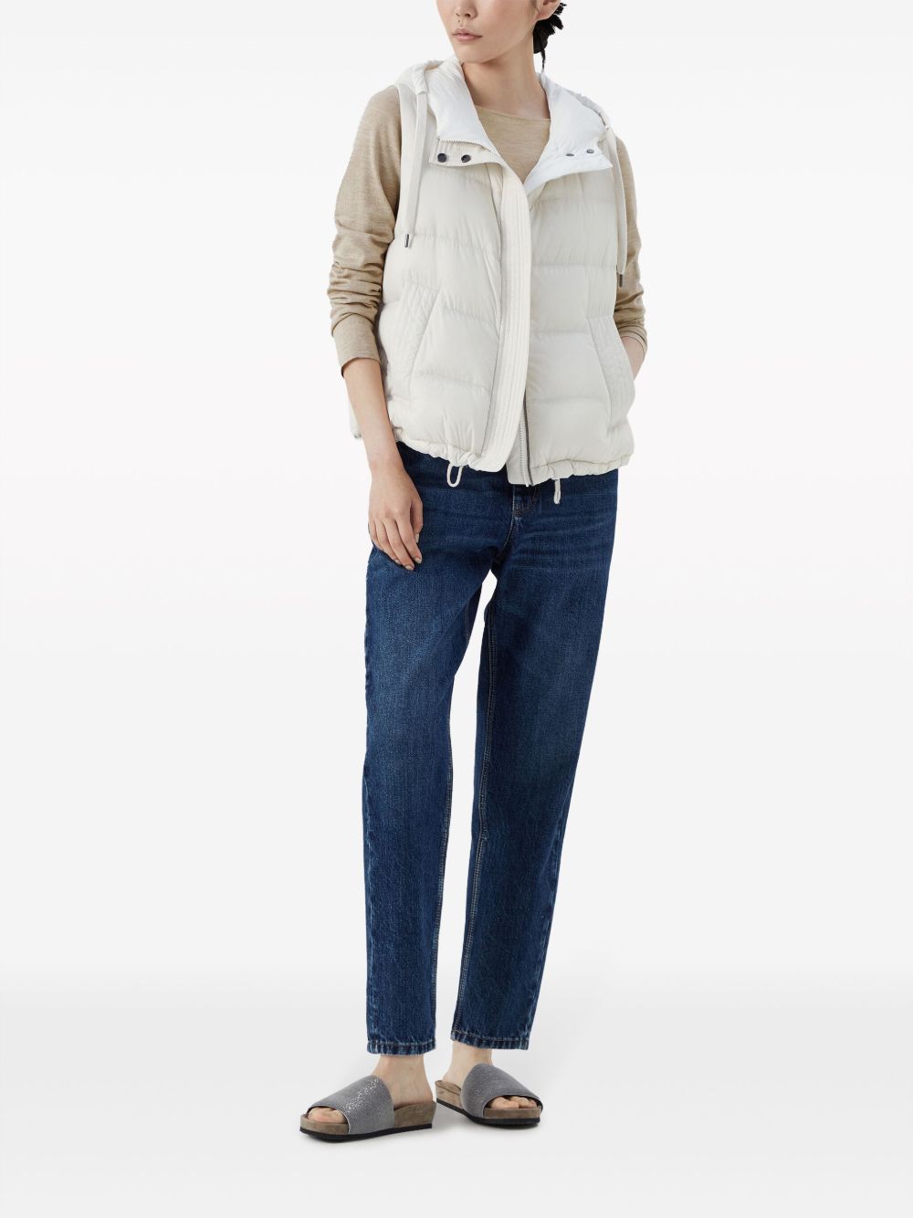 Brunello Cucinelli Sweaters Beige Cashmere