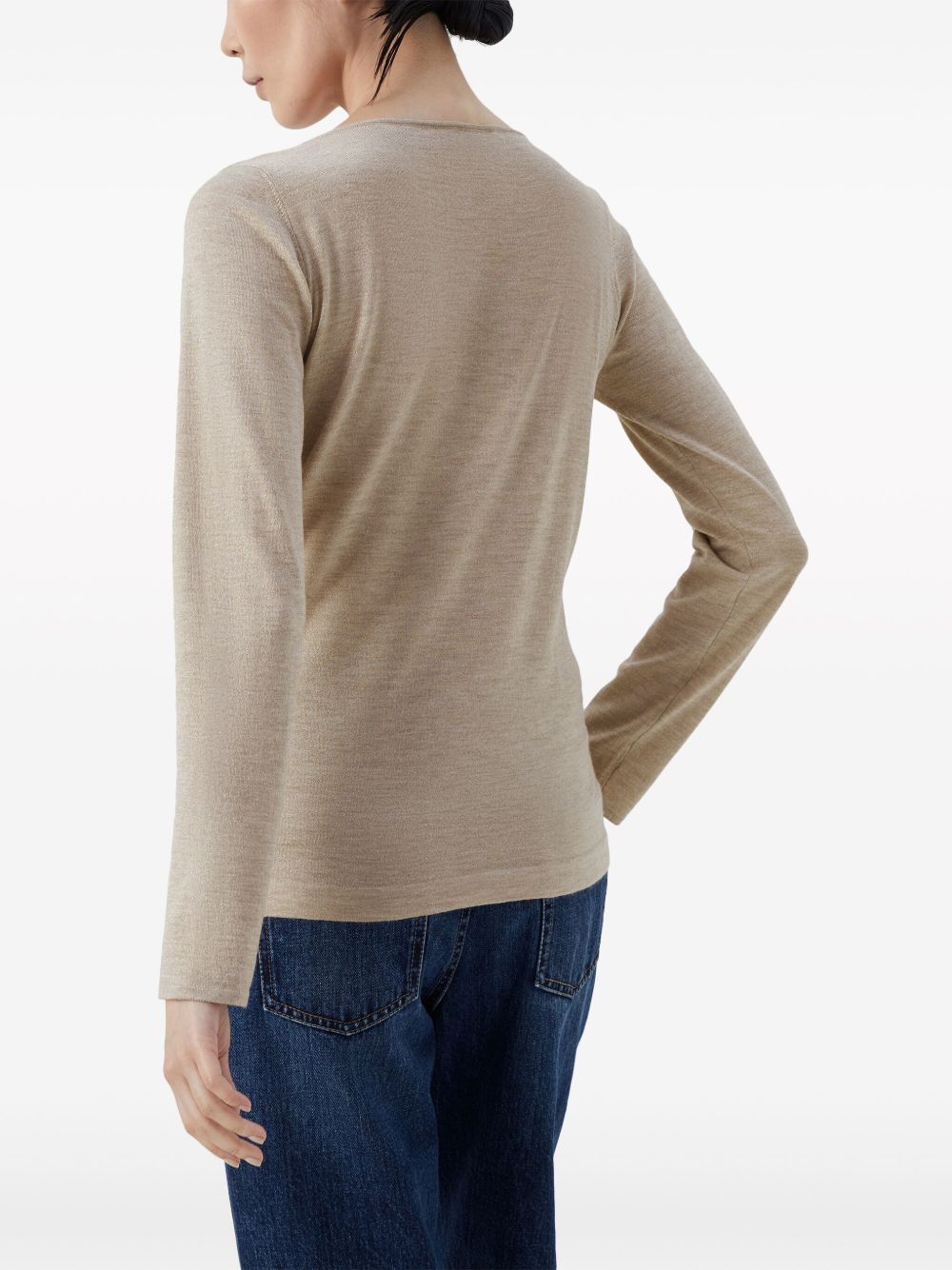 Brunello Cucinelli Sweaters Beige Cashmere